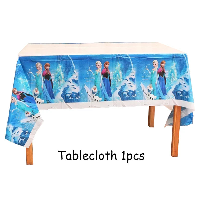 Frozen Anna Elsa Party Supplies – Disposable Plates Cups Napkins Balloons