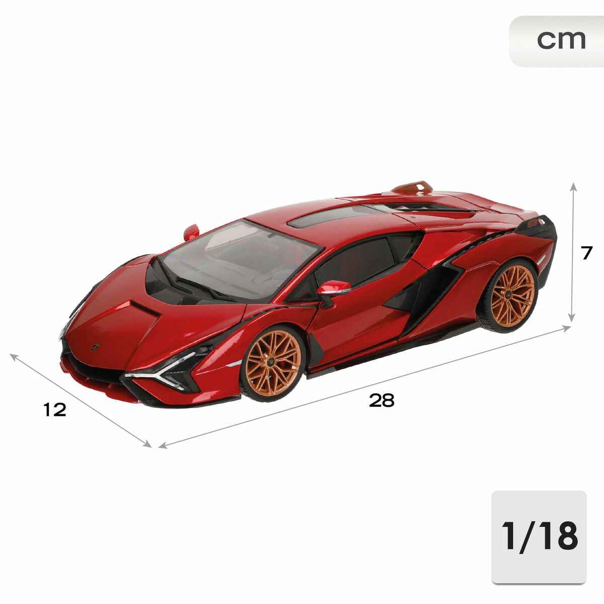 Car Bburago GT-Lamborghini Sian FKP 37 1:18