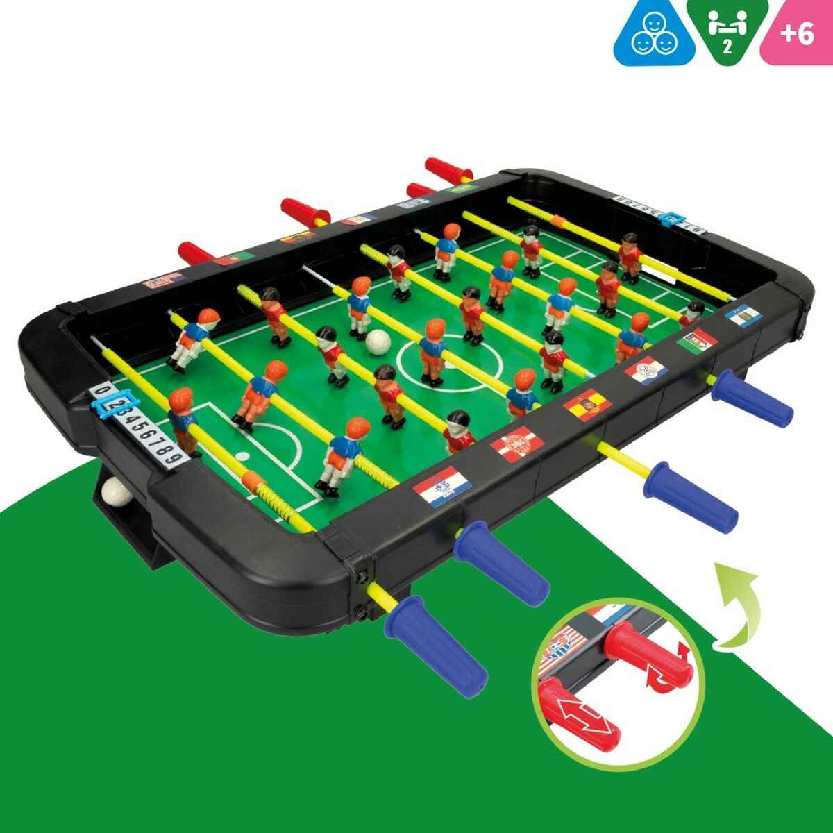 Table-top football CB Games 45 x 8 x 55 cm (2 Units)