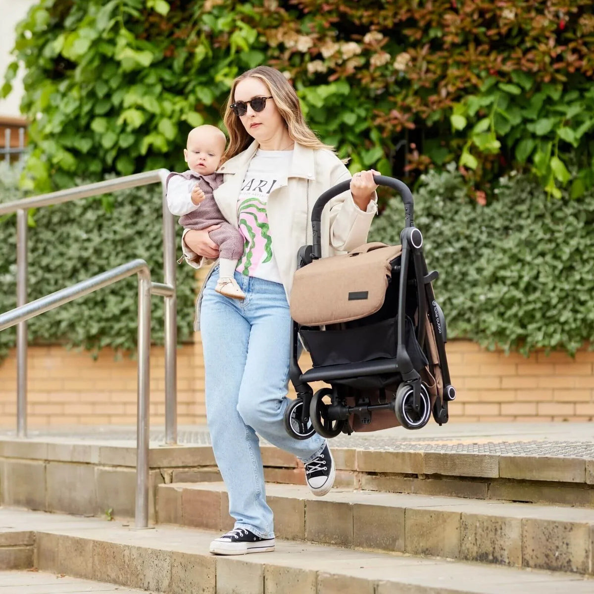Ickle Bubba Aries Max Autofold Stroller - Sage Green