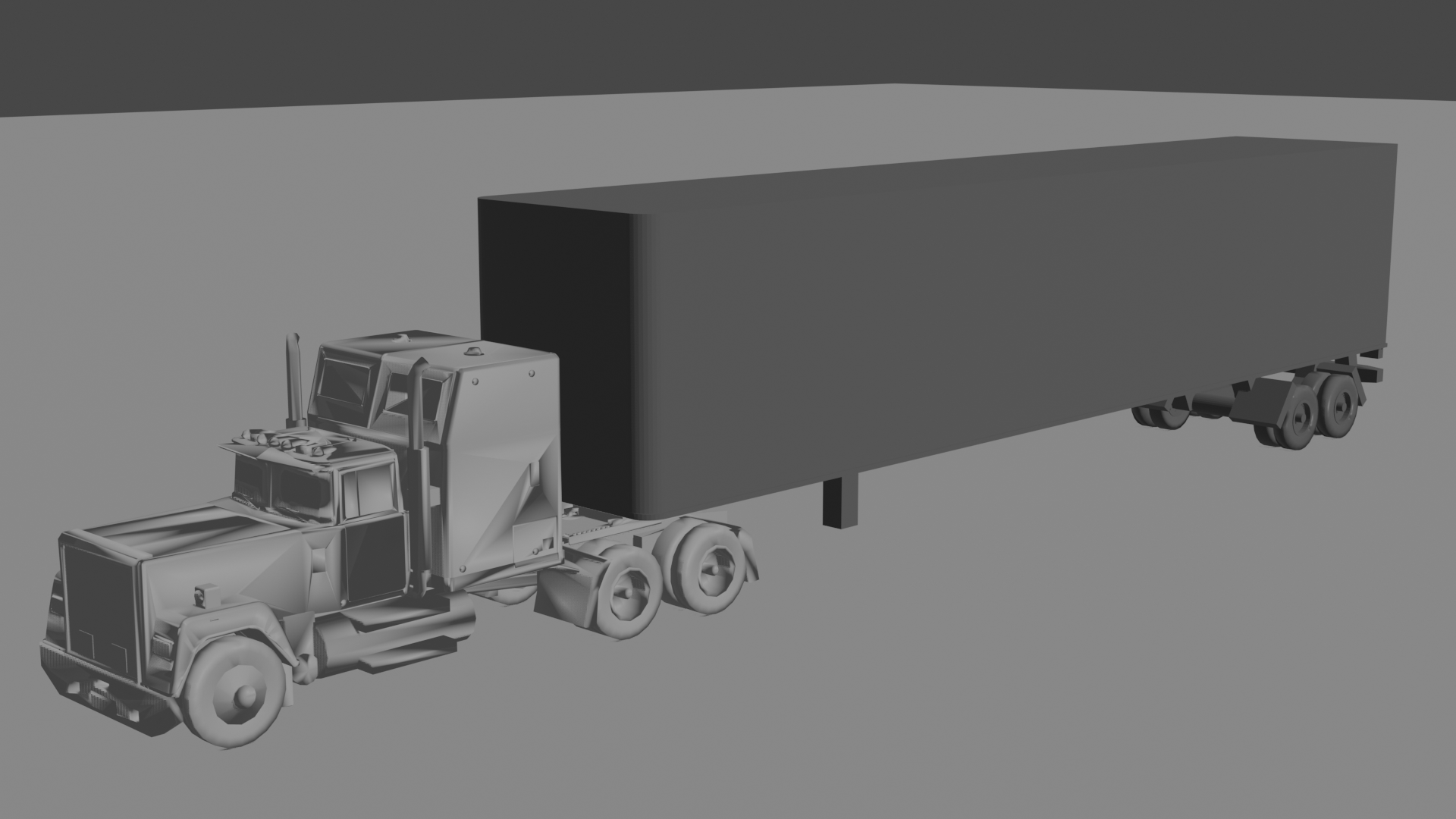 6mm (1:285) 48 foot box van trailer