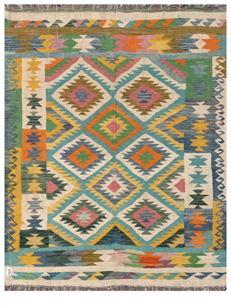 Maimana Afghanistan Kilim Rug - 200 x154 cm