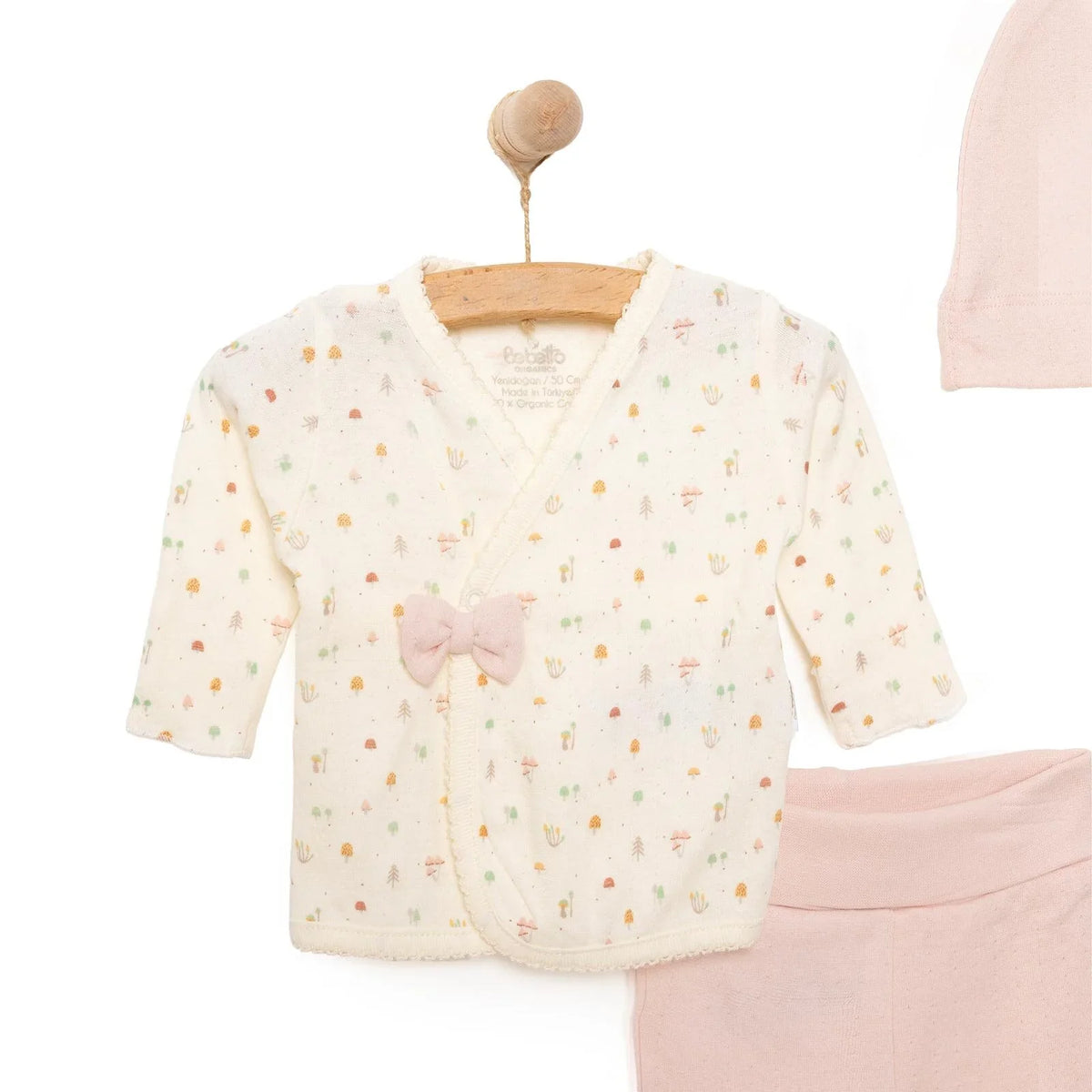 Bebetto 5 Piece V Neck Baby Hospital Bag Set (Newborn)