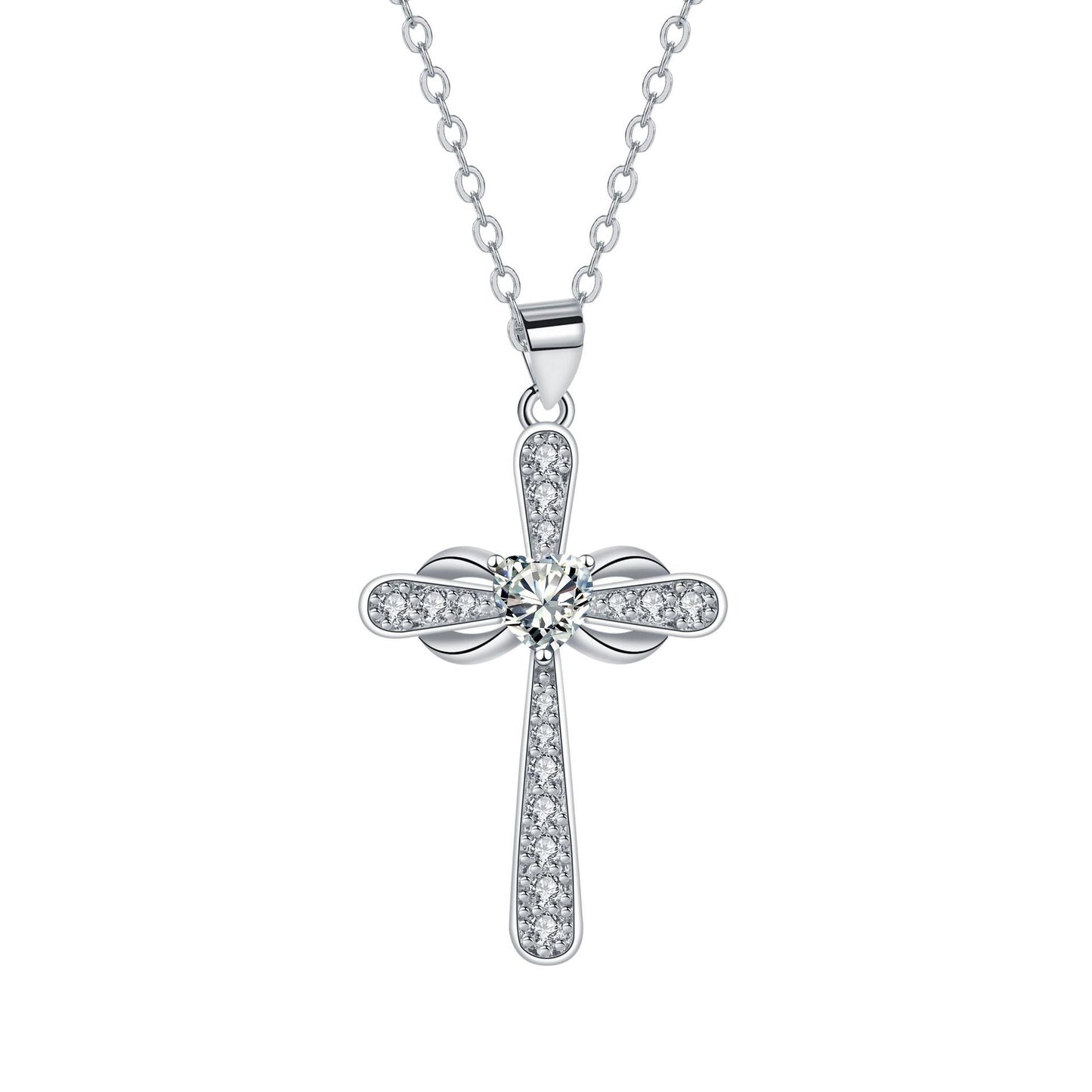 Cross Pendant Necklace Valentine's Day Gift