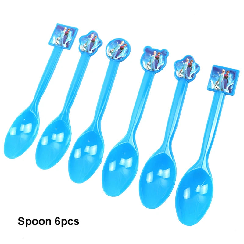 Frozen Anna Elsa Party Supplies – Disposable Plates Cups Napkins Balloons
