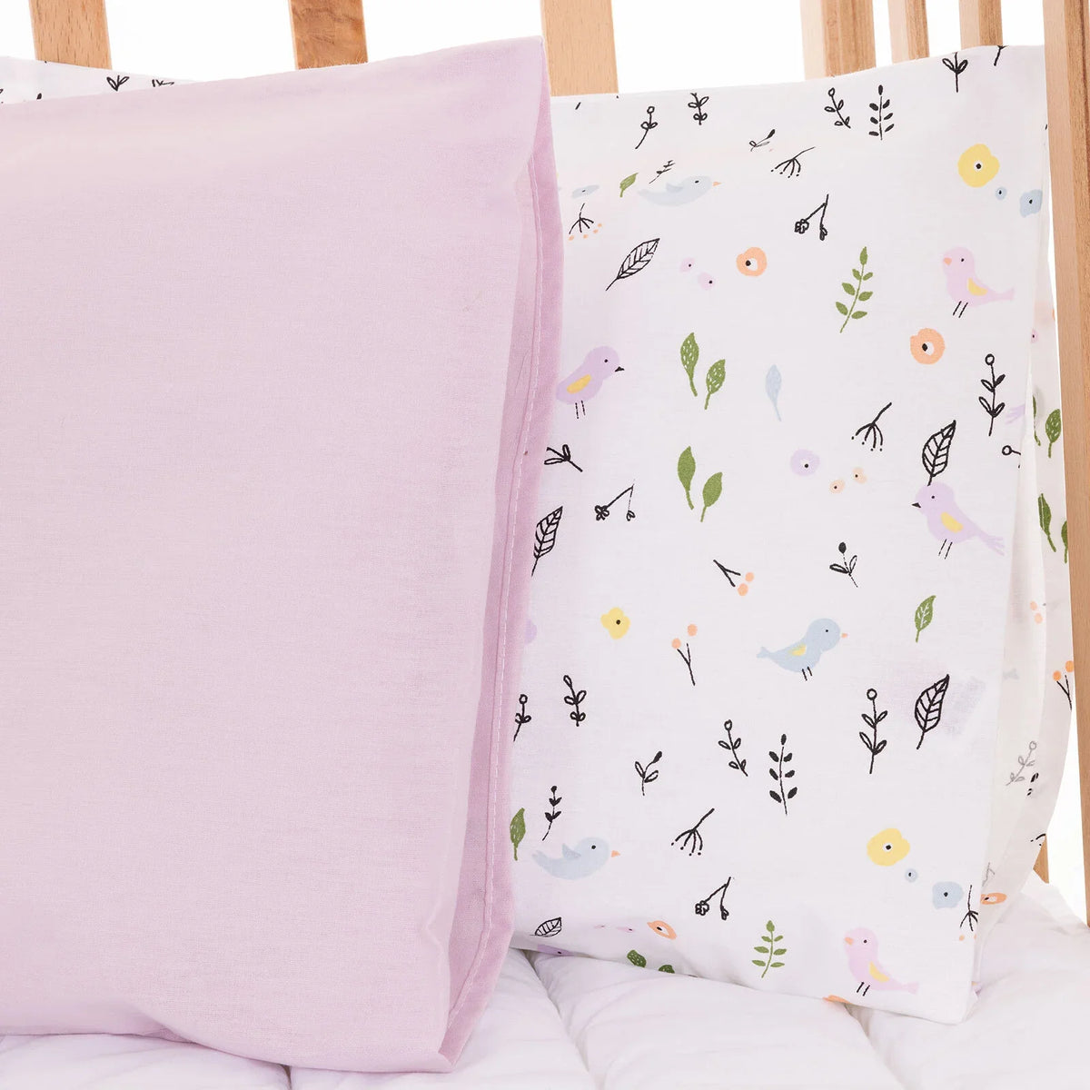 Little Dreams Little Bird Print Baby Pillowcase (35 x 45 cm)