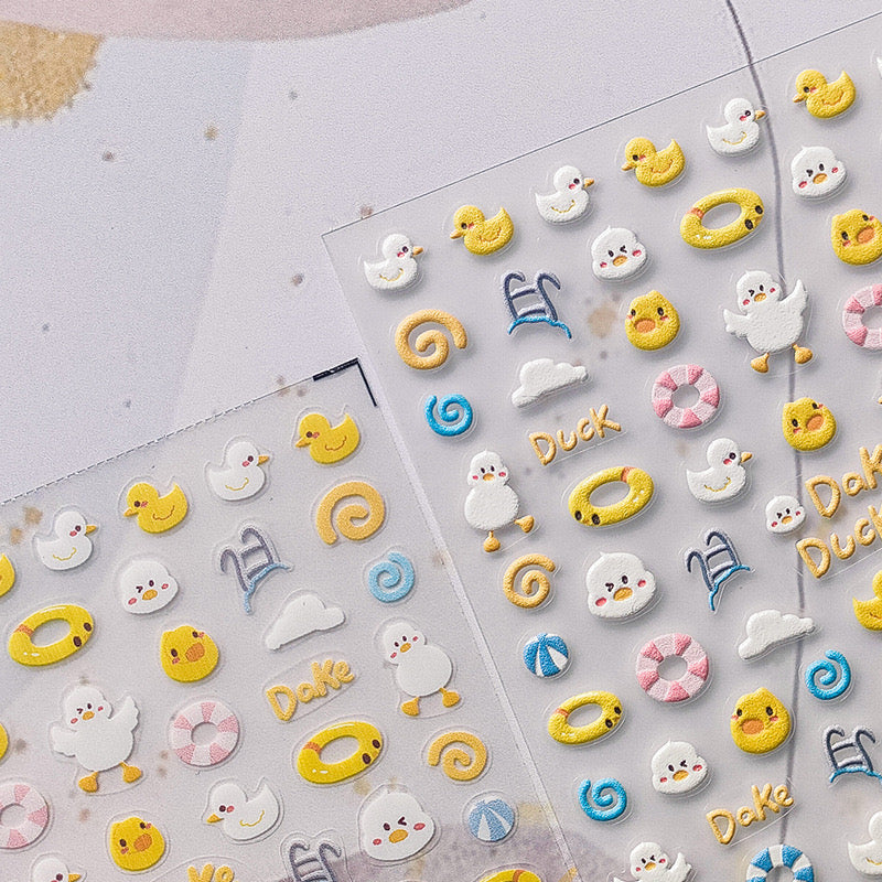 Hello Claws | Swimming Pool Duck Nail Deco Sticker
