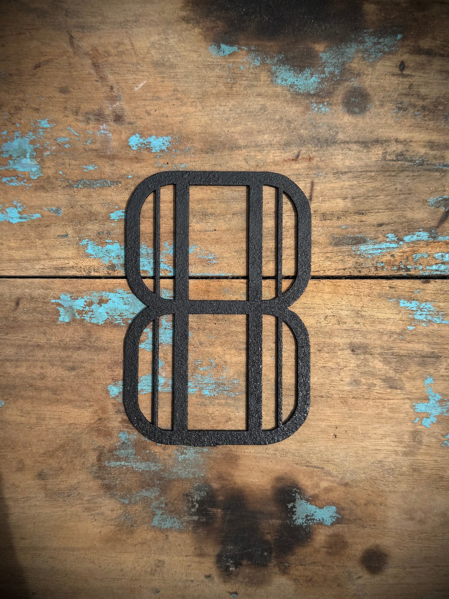 Black 5" or 12" Art Deco Metal Lettering A-Z 0-9