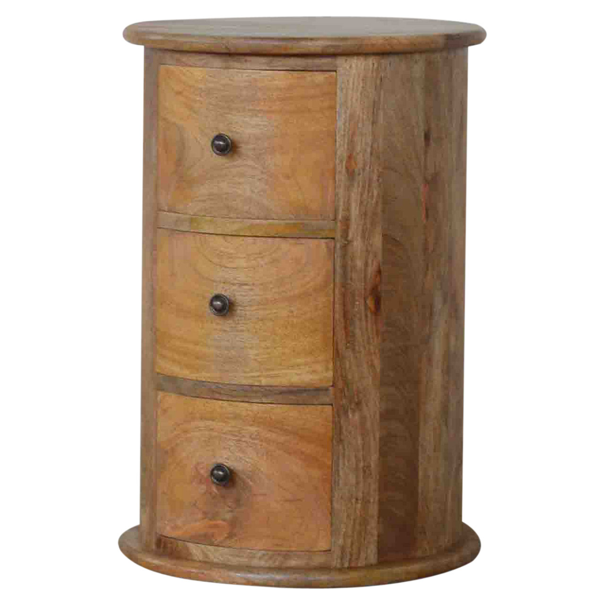 Artisan Furniture Solid Wood 3 Drawer Drum Chest