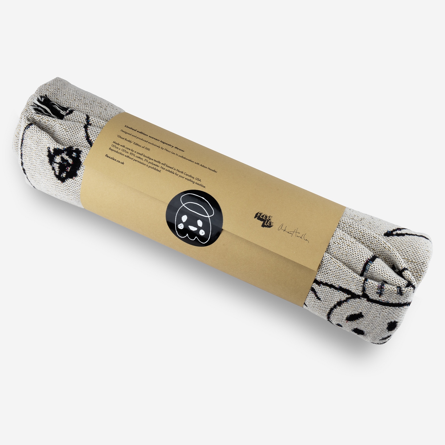 Adam Handler - 'Ghost Buddy' Tapestry Throw