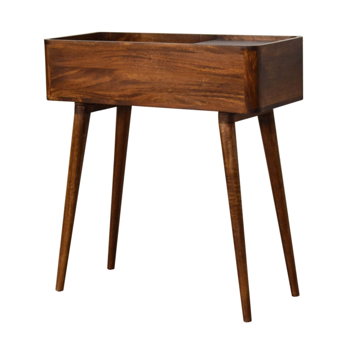 Artisan Furniture Solid Wood Open-top Chestnut Console