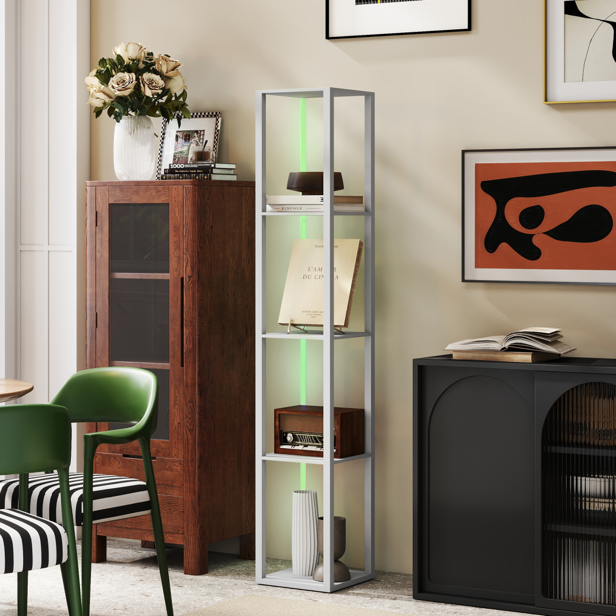 Bathroom Storage Cabinet-White