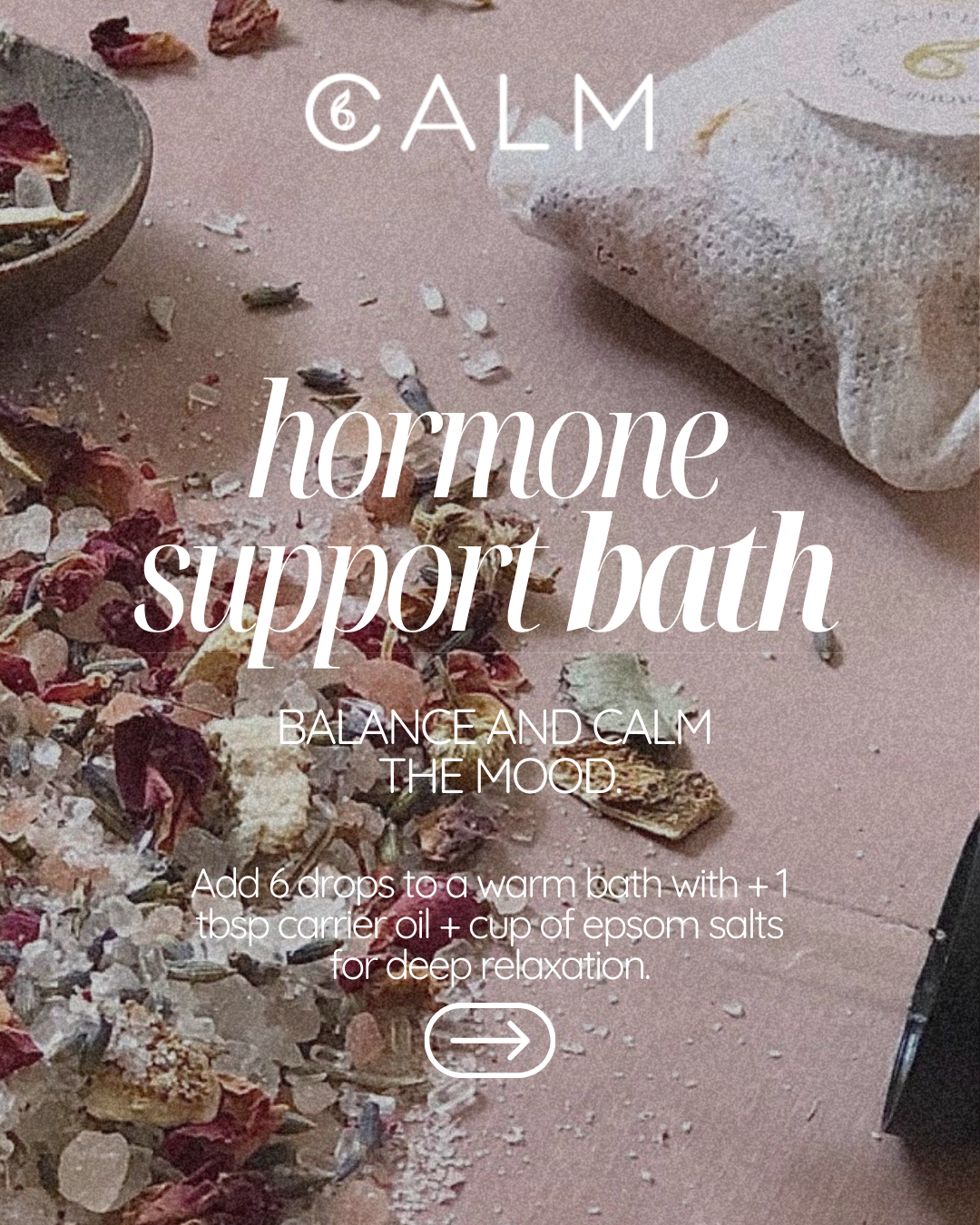 Rest Calm – Sleep & Hormone Balance Blend with Lavender, Geranium & Frankincense