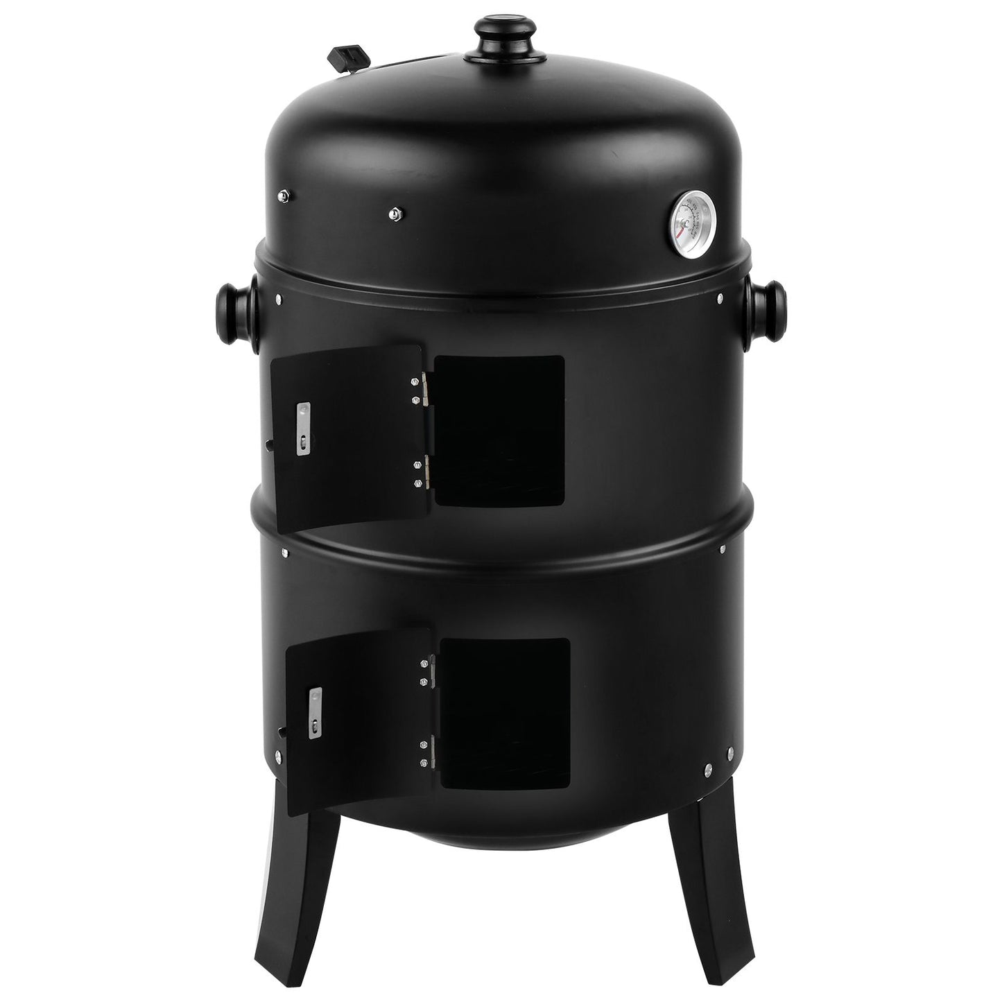 80*41*48cm Iron Spray Smoker Carbon Grill Black