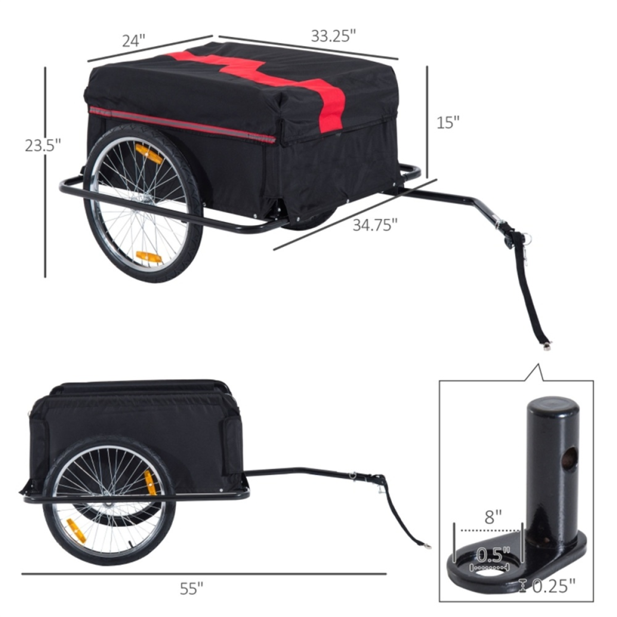 Bicycle Cart( Amazon Shipping)（Prohibited by WalMart）