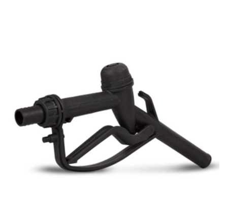Fuel Gun Black 3/4" Barb Inlet - 25mm Outlet
