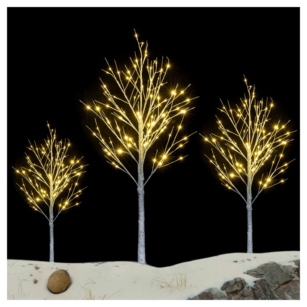 5FT Snowflake Christmas Tree with 72 LED Lamp