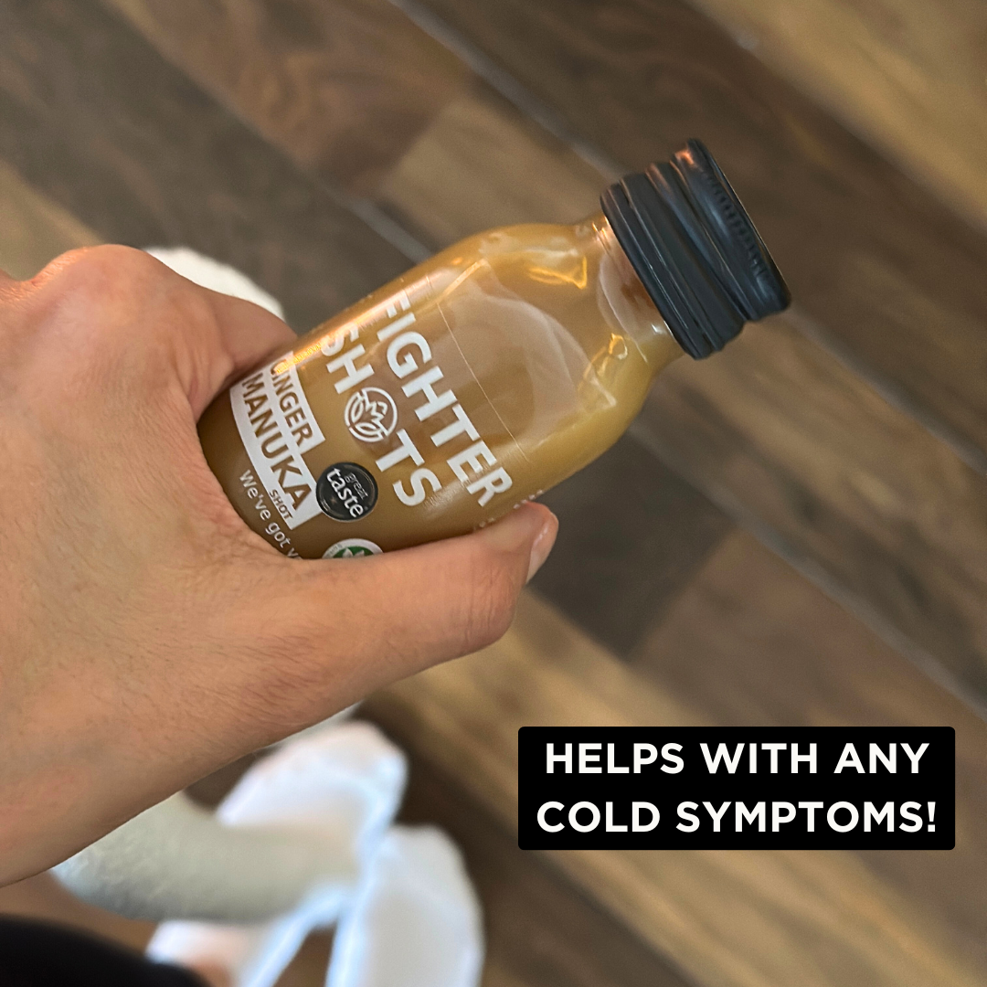 Fighter Shots Ginger + Manuka Honey Immunity Shot | MGO50+ | 60ml