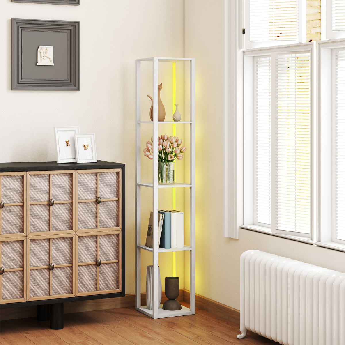 Bathroom Storage Cabinet-White