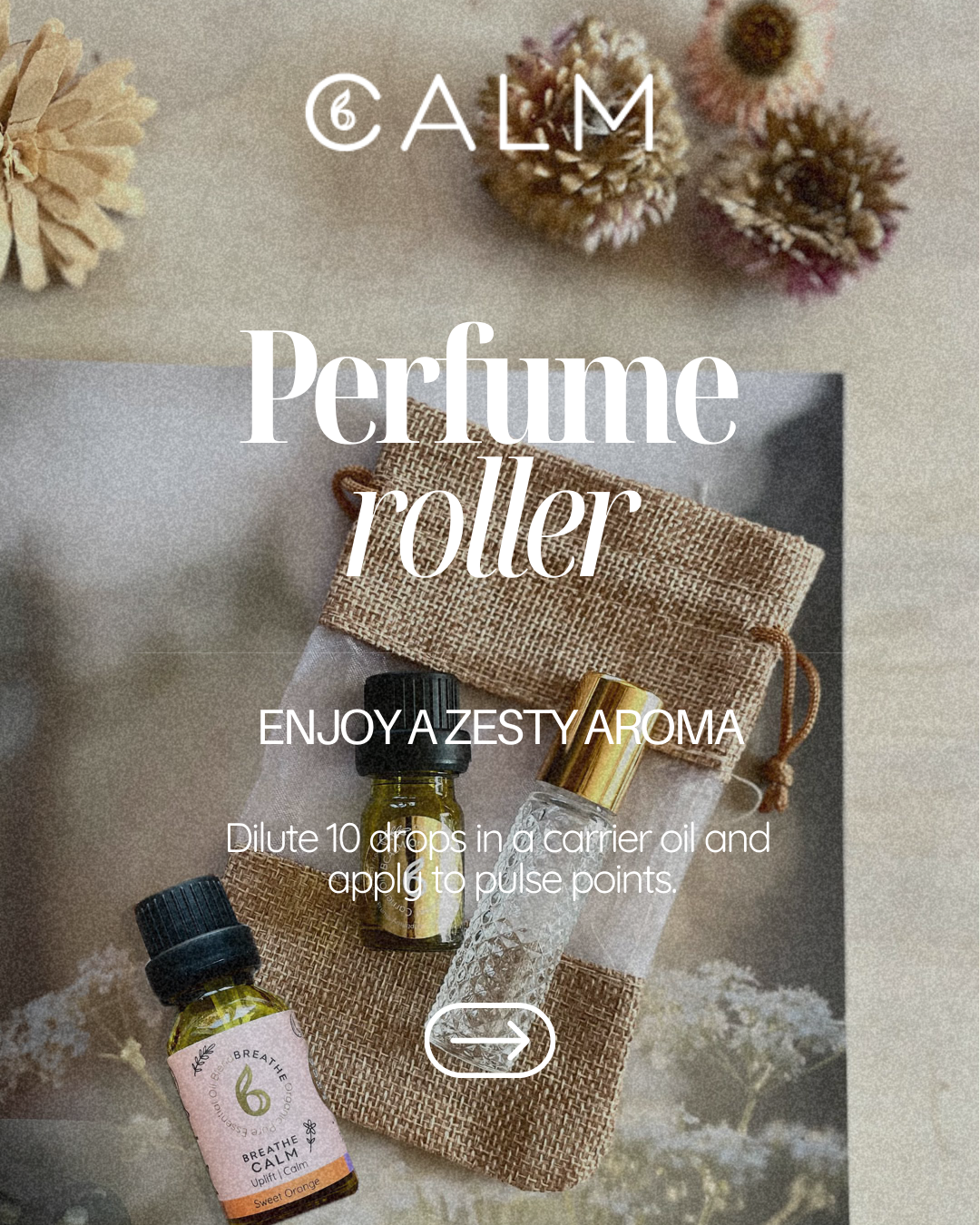 Breathe Calm Pre-Blended Roller Ritual - Stress Relief