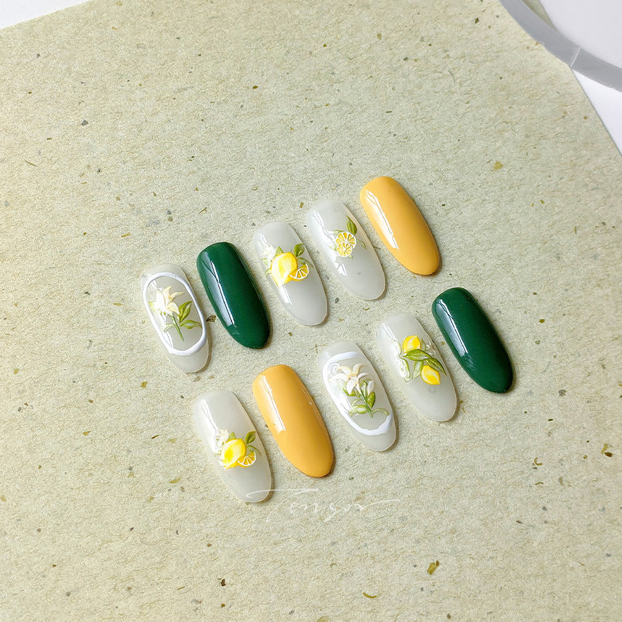 Hello Claws |Summer Lemon Nail Deco Sticker