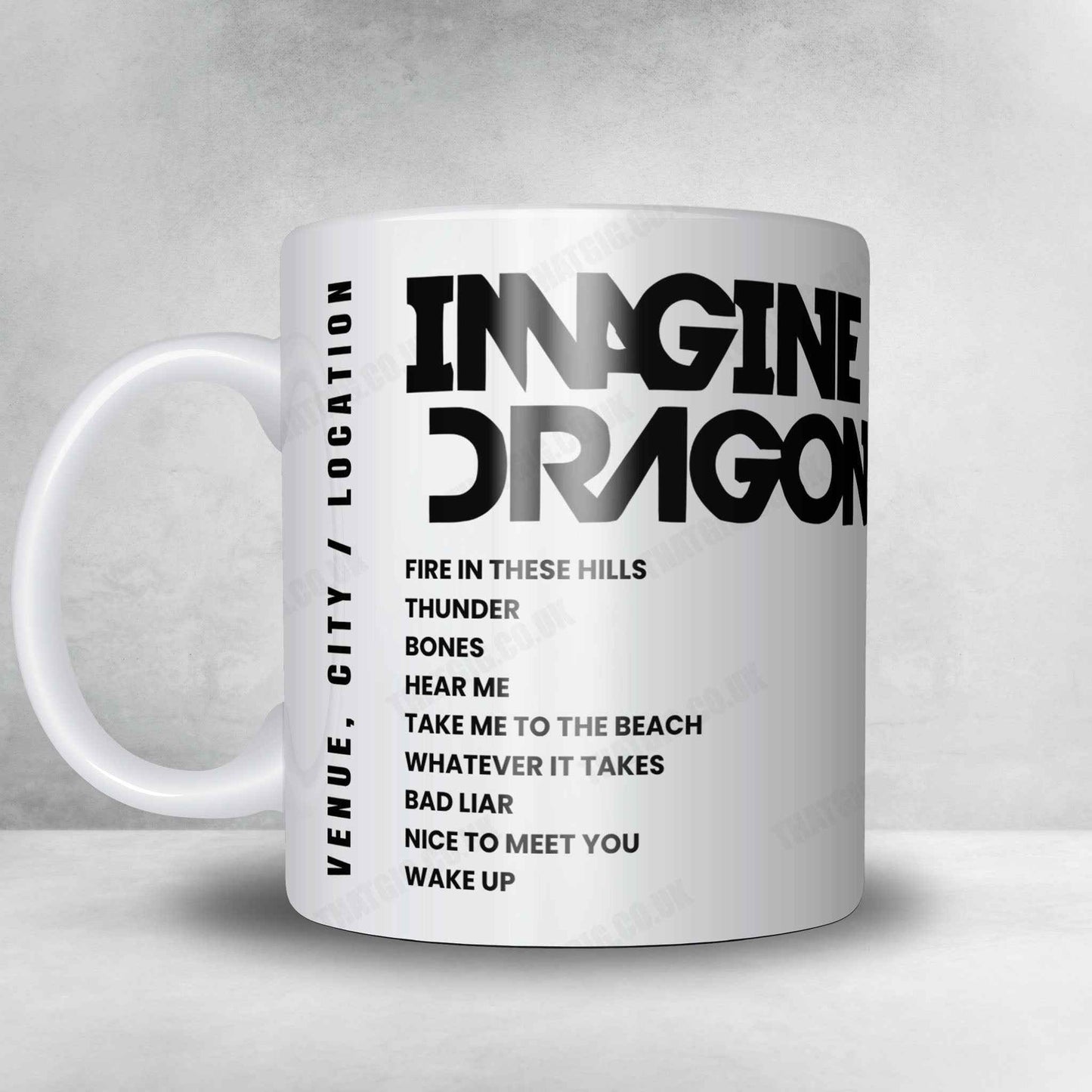 Imagine Dragons Setlist Mug - The Gorge Amphitheatre, George - September 28th, 2024