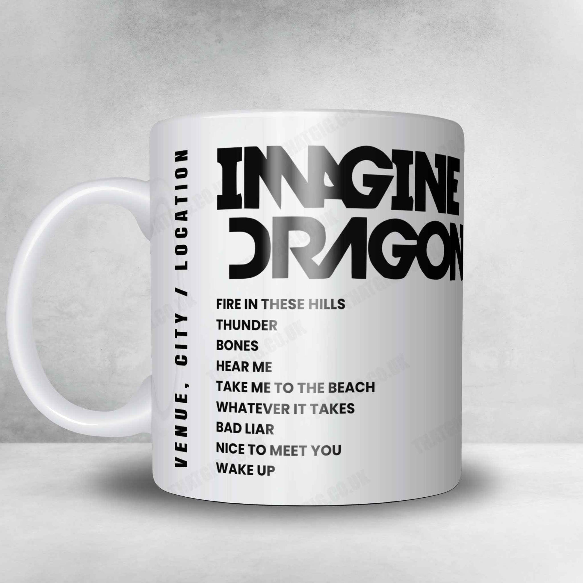 Imagine Dragons Setlist Mug - The Gorge Amphitheatre, George - September 28th, 2024