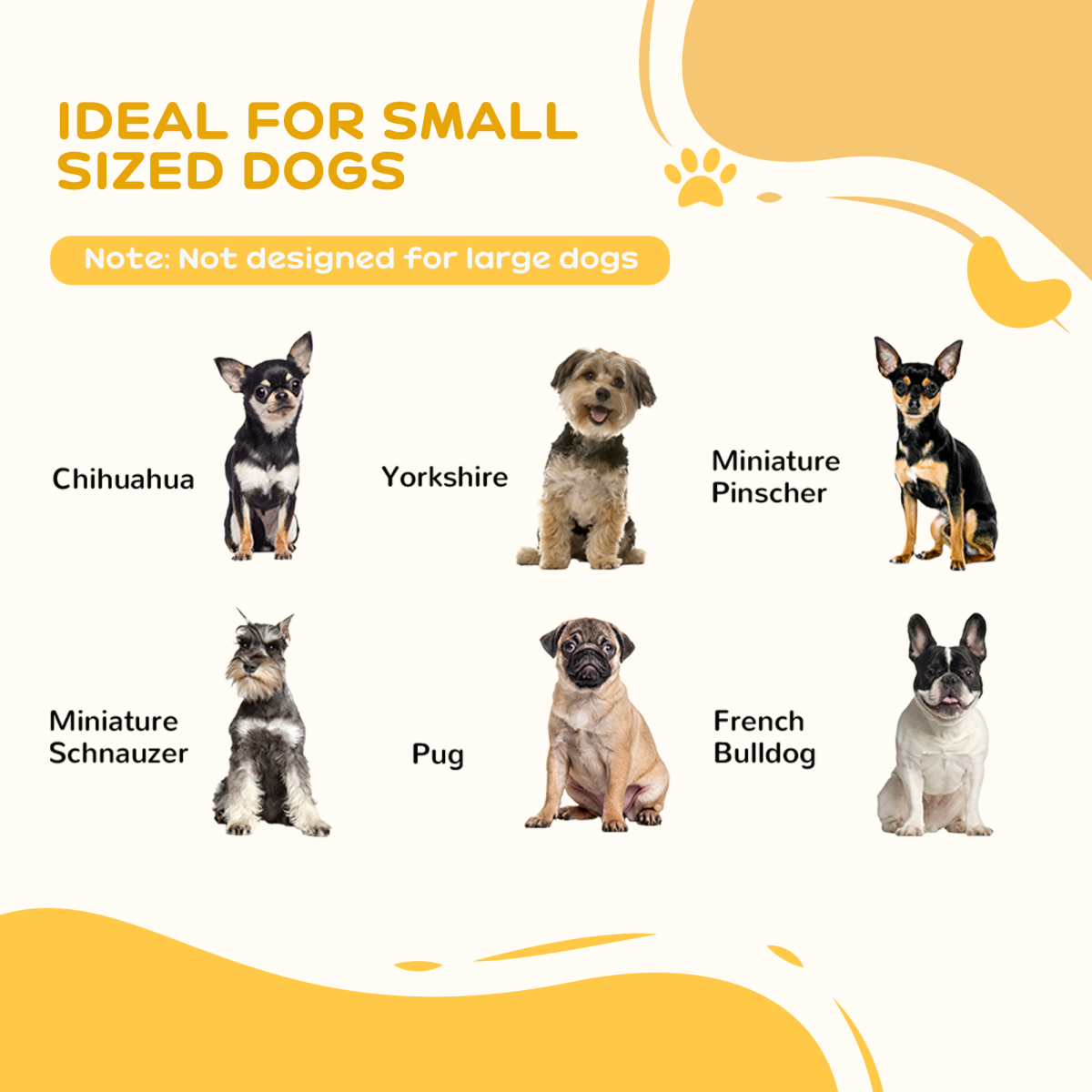 3 Panels Dog Gate w/ Support Feet Fence Safety Barrier Freestanding Wood White