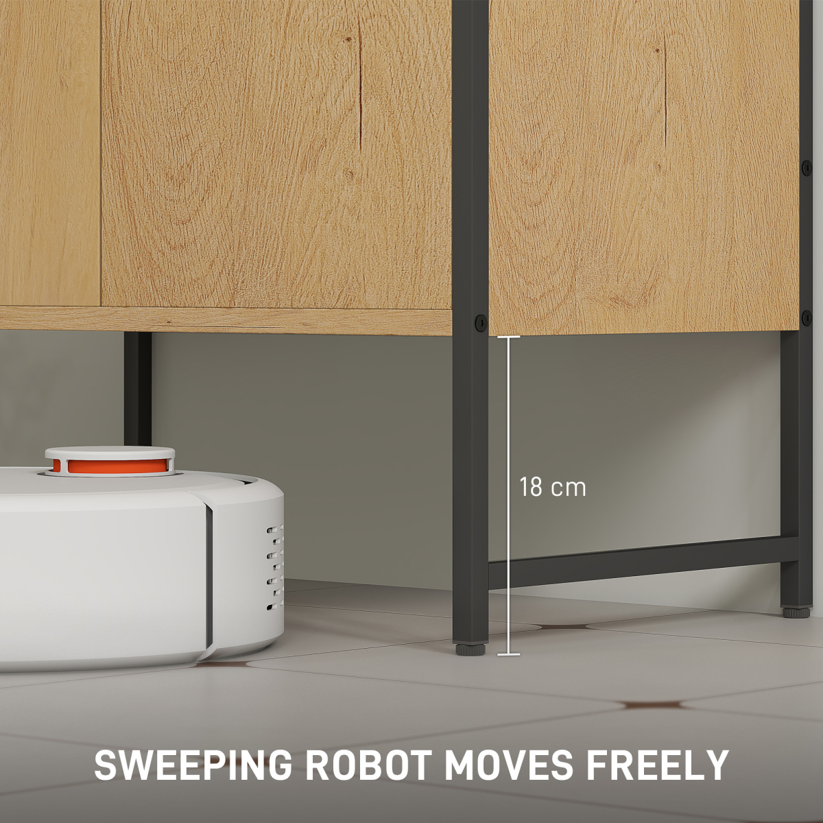 Bathroom Storage Cabinet-White