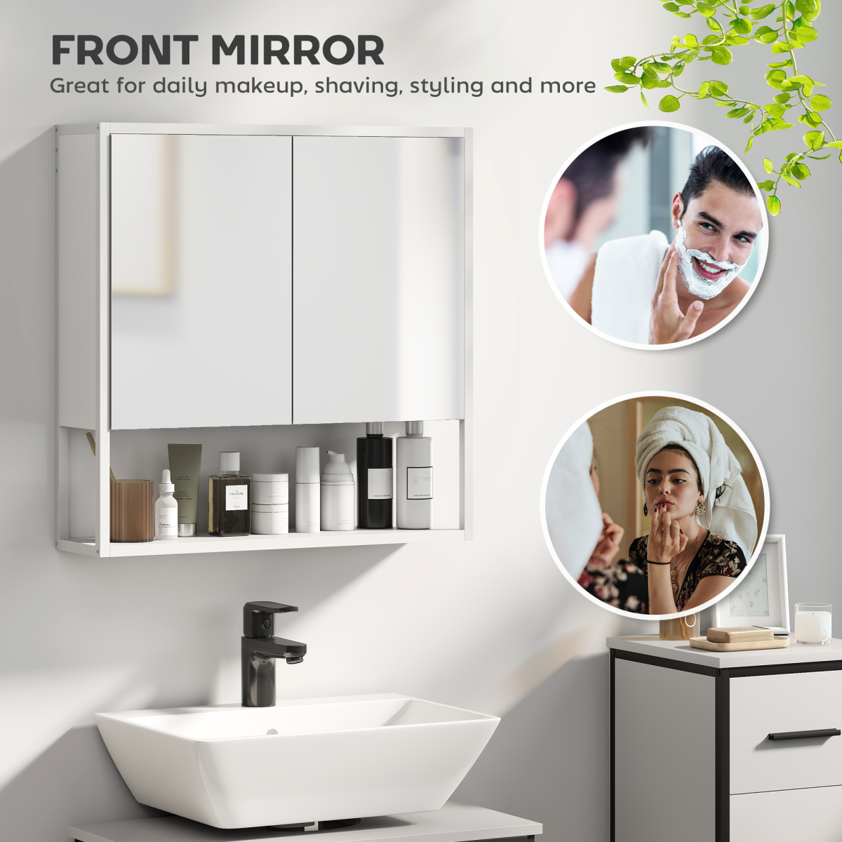 Bathroom Cabinet with Mirror