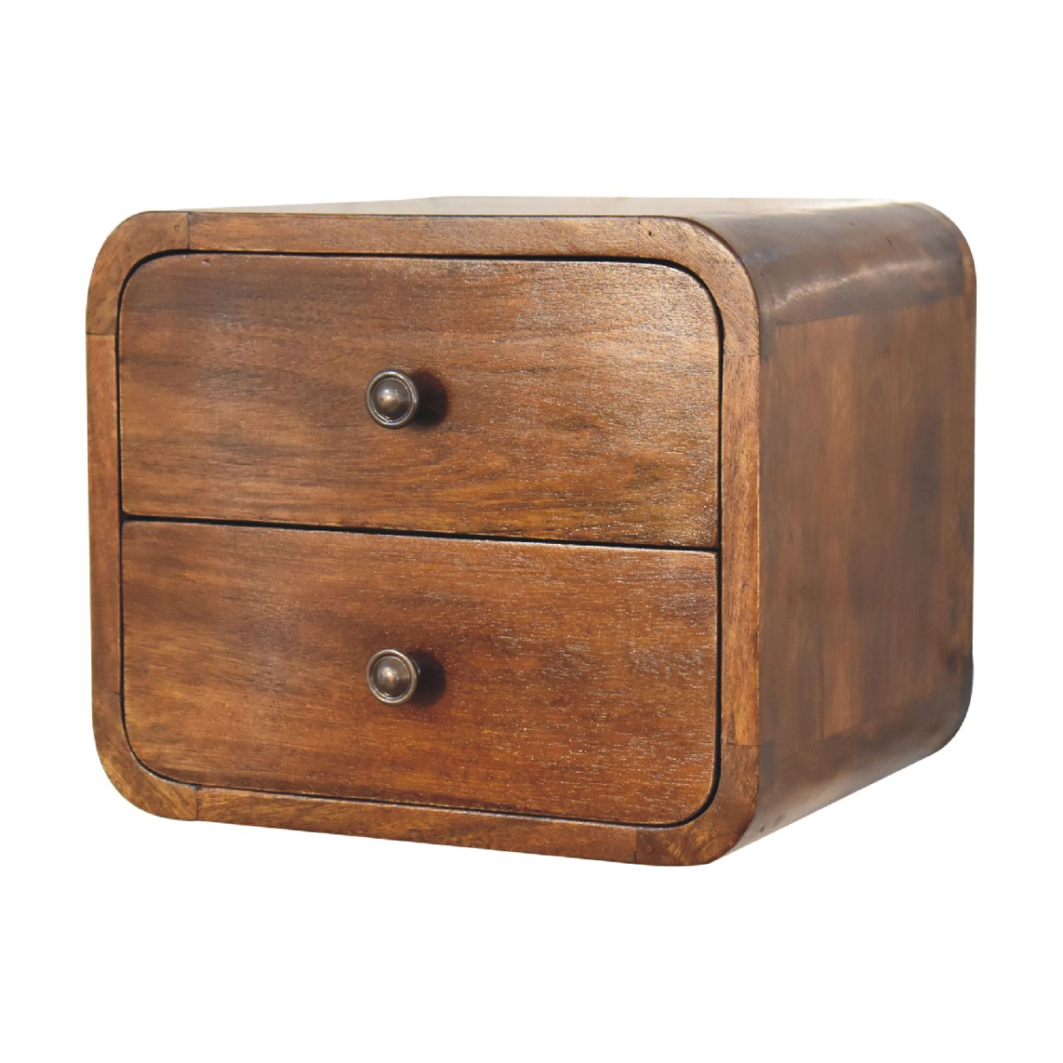 Artisan Furniture Solid Wood Floating Mini Chestnut Bedside