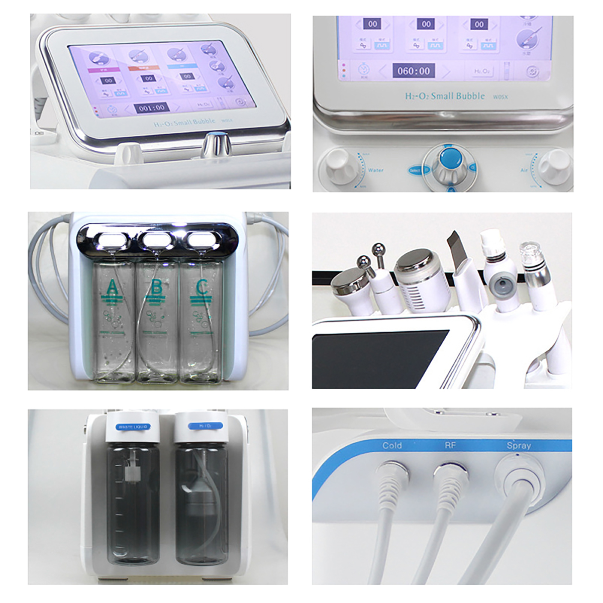 6 In1 Hydra Water Dermabrasion Skin Cleansing Hydro Dermabrasion Facial Machine