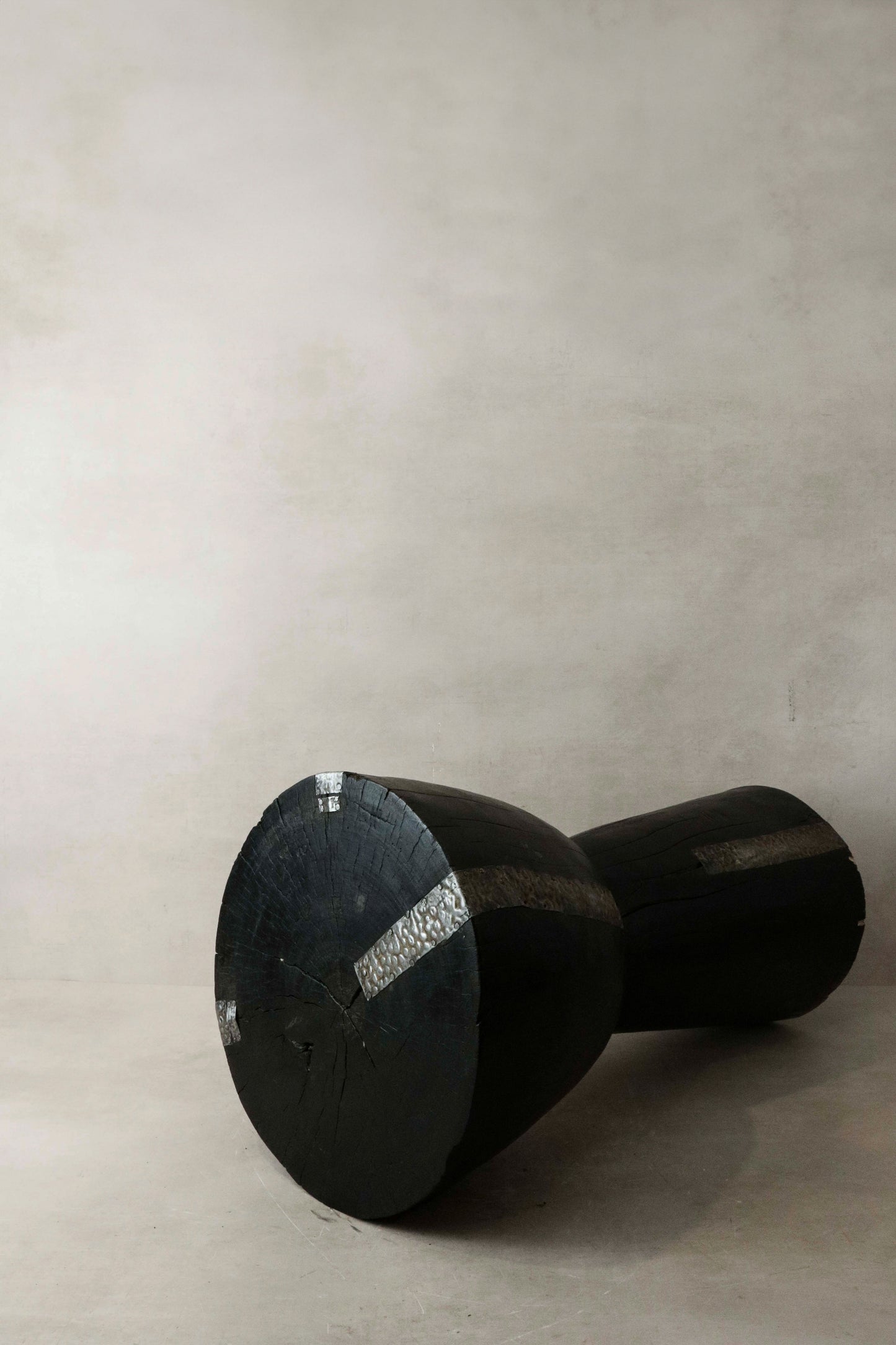 Hand Carved Side Table\Stool, Cameroon - 9.3