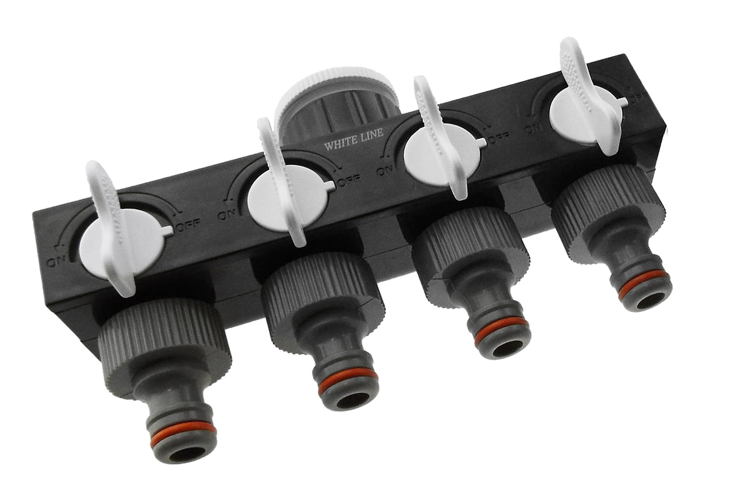 4-Way Splitter with Valves WL
