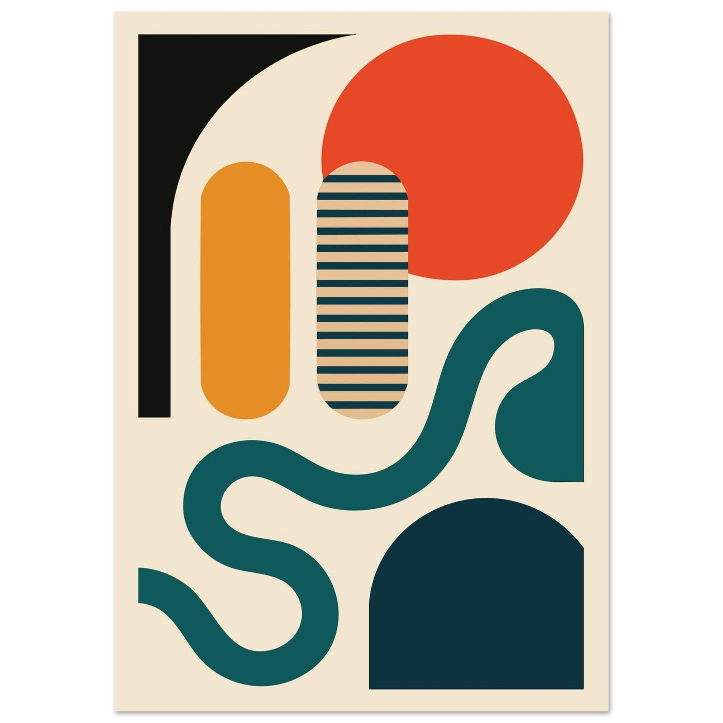 Abstract Bliss - Premium Matte Paper Poster