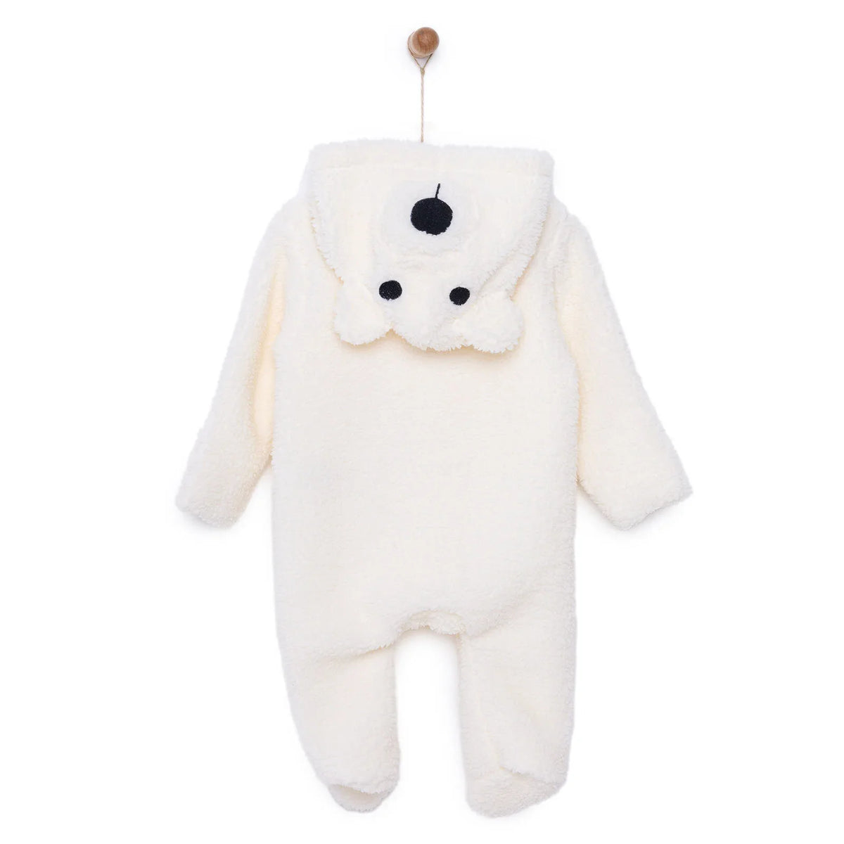HelloBaby Soft Fleece Baby Pramsuit with Feet (3 Months to 12 Months)