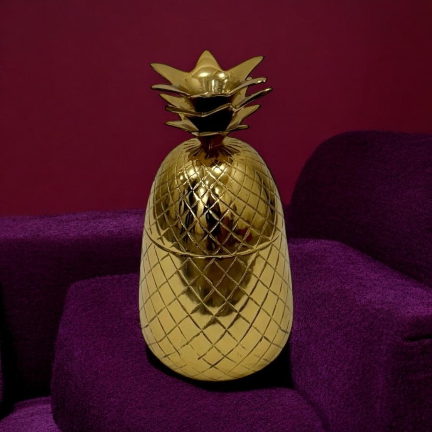 29cm GOLD PINEAPPLE ICE BUCKET