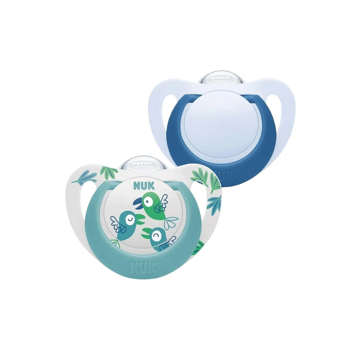 NUK Star Soother 18-36 months Pack of 2 - Blue