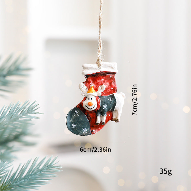 Christmas Decorations Cartoon Elk Ornaments