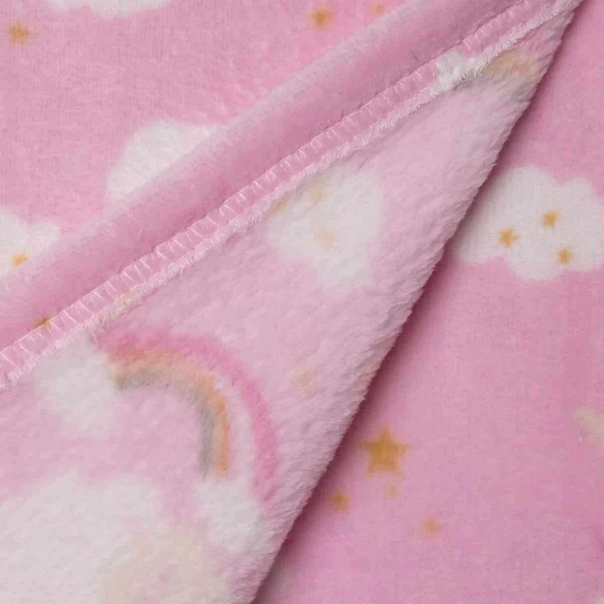 Little Dreams Unicorn Print Wellsoft Fleece Baby Blanket (90 x 110 cm)