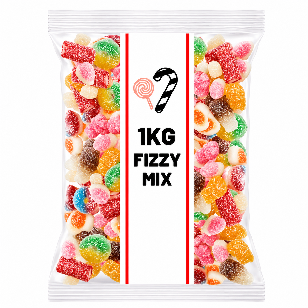 4kg For £30.00 1kg Pick N Mix Sweets Jelly, Fizzy, Pink & Blue