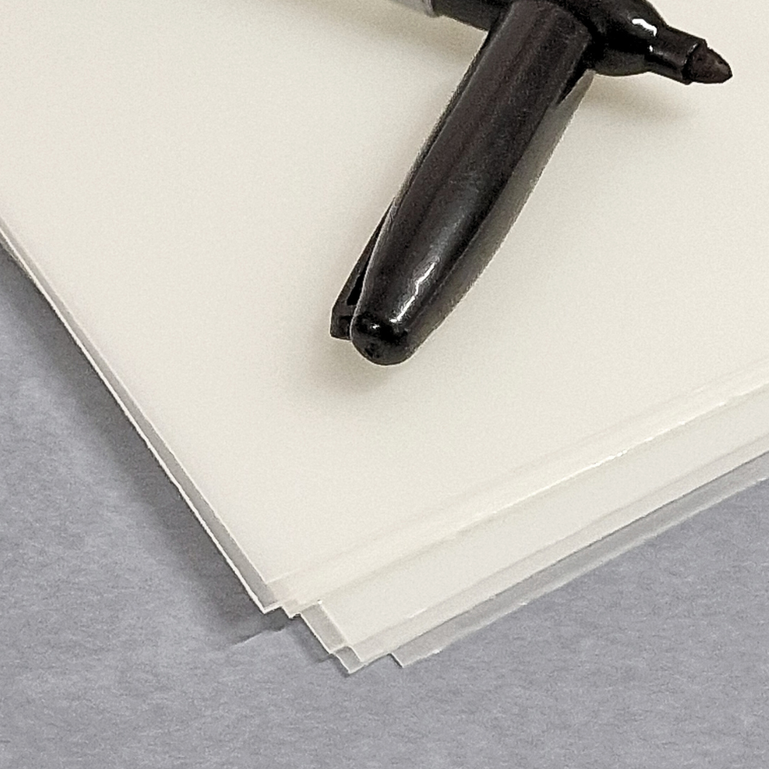 A4 Translucent White Plastic Sheet