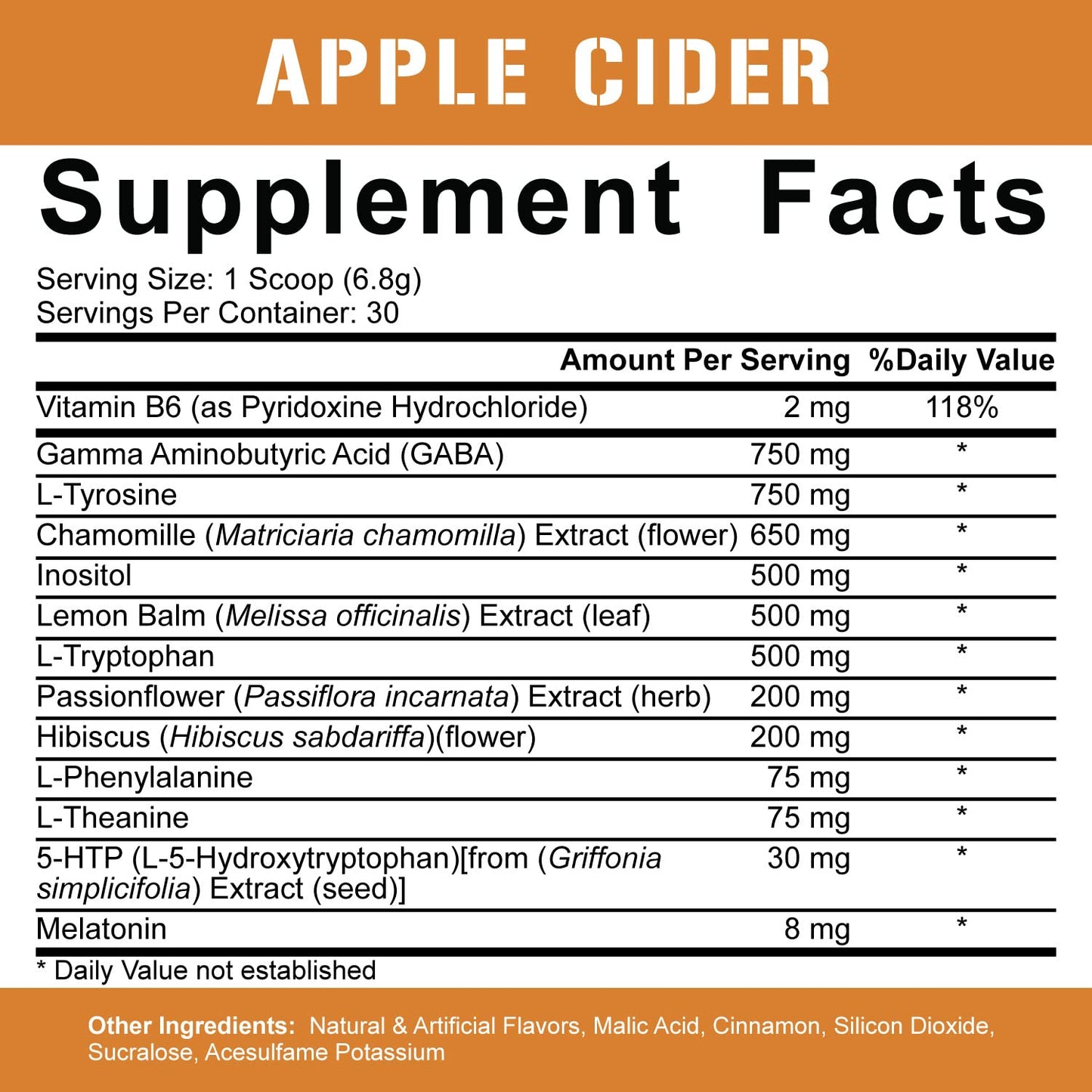 5% Nutrition Rich Piana Knocked Out Natural Sleep Aid | Deep Sleep & Post-Workout Recovery | Apple Cider