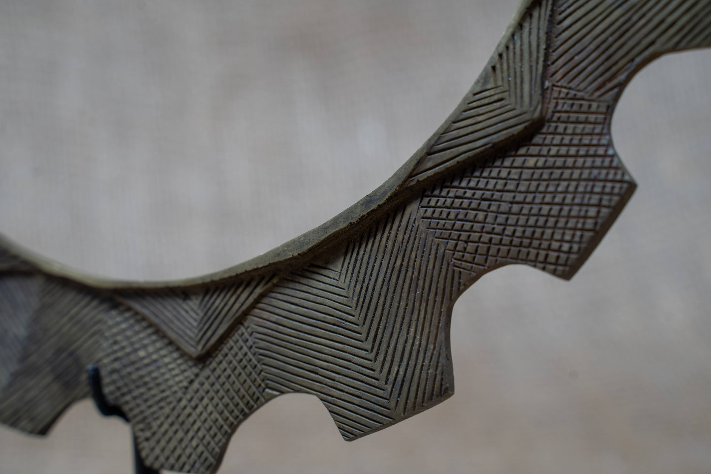 Teke Chief Necklace Brass 50.1