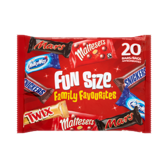 12 x Mars Variety Funsize (family Favourites) Bag 20's - 275GM