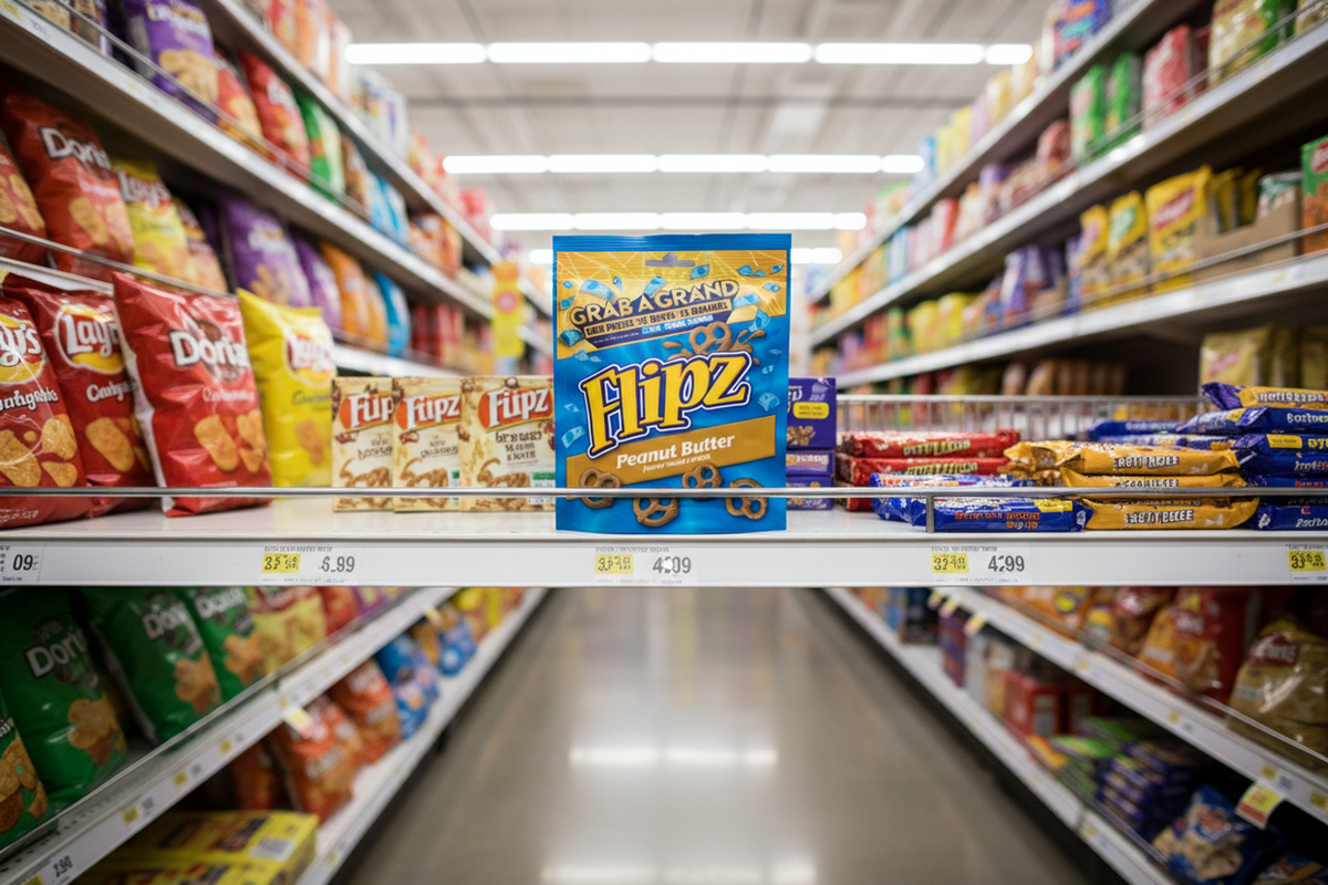 6 x Flipz Peanut Butter Pretzels - 90GM