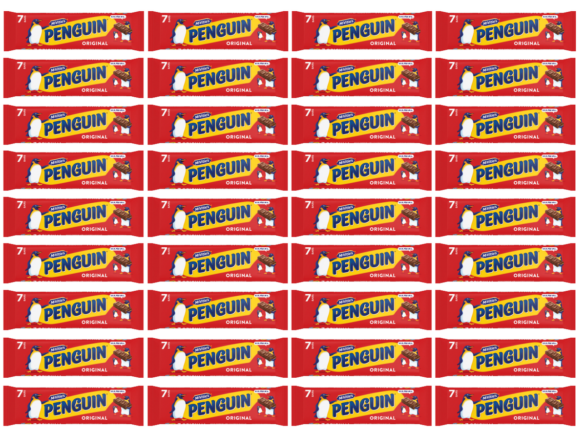 36 x Mcvitie'S Penguin Milk 7Pk