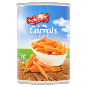 12 x Batchelors Baby Carrots  - 400G