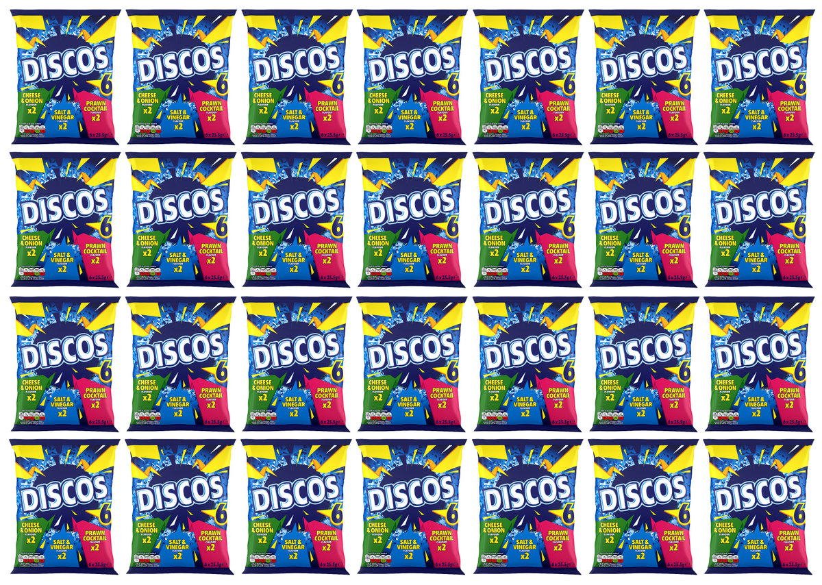 28 x Kp Discos Variety Assorted 6Pk - 6X25.5Gm