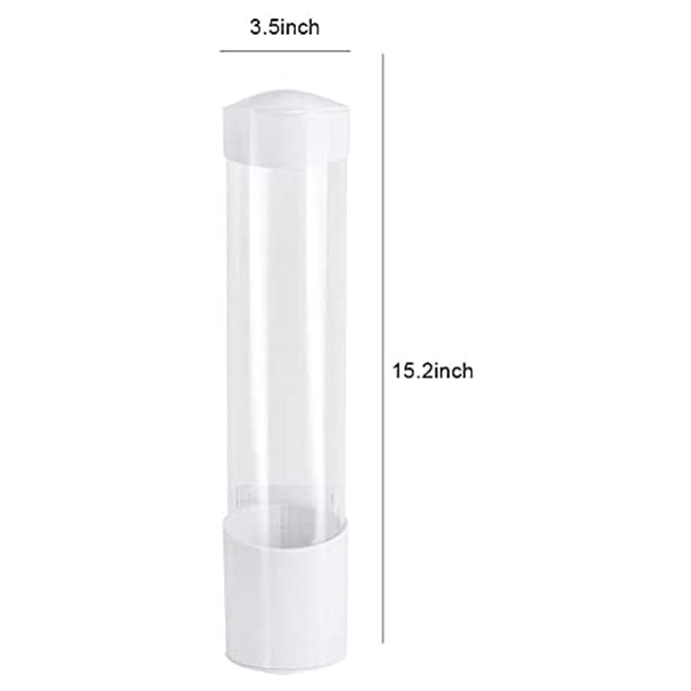 7Oz Cup Dispenser - Wall Mounted Holder for 3-7oz Disposable Cups Bathroom Water Dispenser